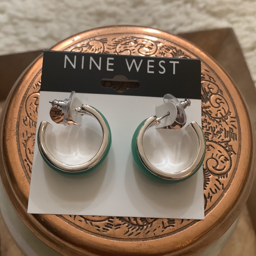 Turquoise Hoop Earrings